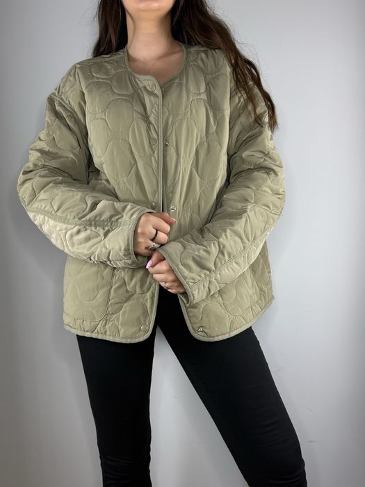 Khaki kurtka pikowana przejściowa na co dzień Rainbow rozmiar 44