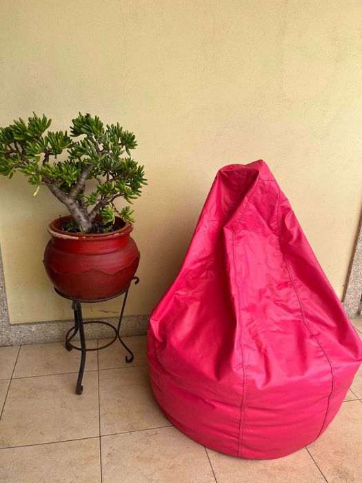 Pouf Pêra Rosa Adulto