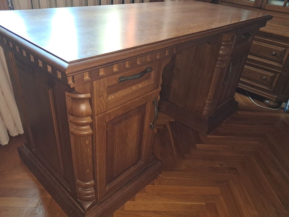 Стіл кабінетний, письмовий, керівника, з дуба