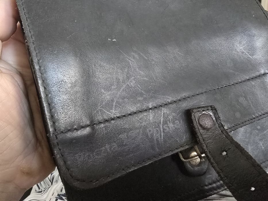 Saszetka,nerka na pas skóra naturalna