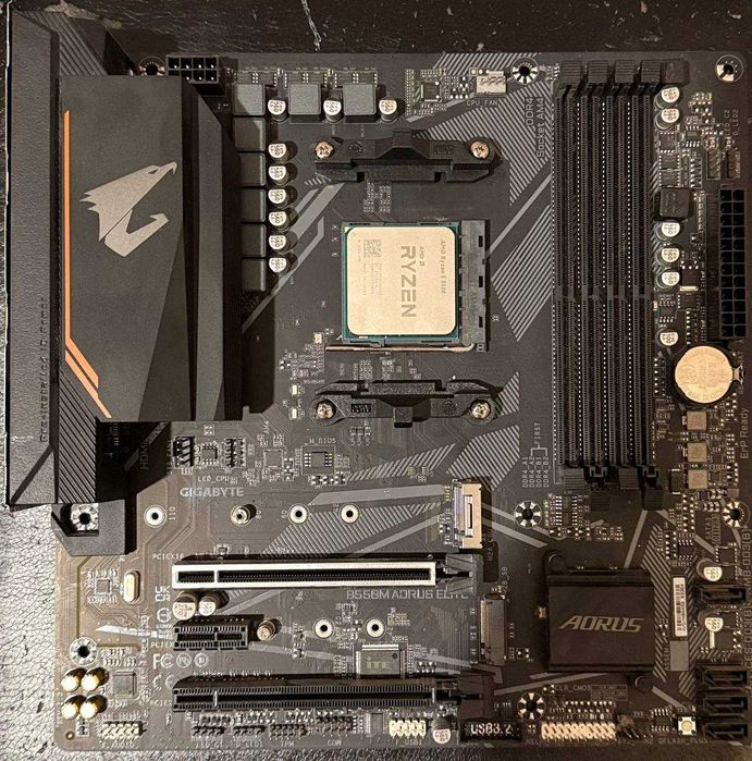 Aorus B550M, Ryzen 5 5500