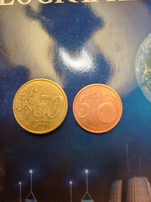 Conjunto de moedas Grécia e Luxemburgo