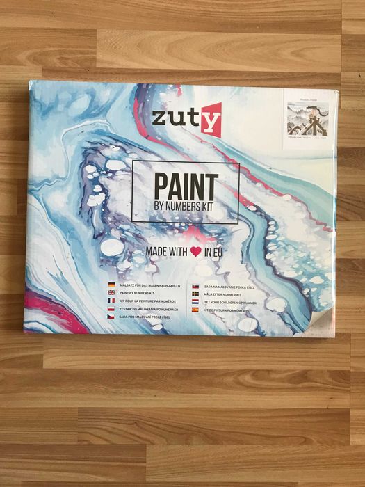 Obraz na ramie Smok na szczycie Malowanie po numerach Hobbit Tolkien