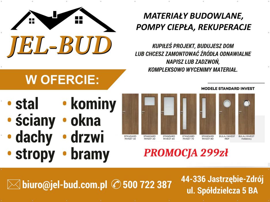 Drzwi wewnętrzne z montażem Porta, Erkado, Wikęd, Dre INVEST, NOVA