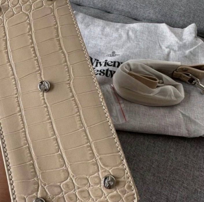 Vivienne Westwood Hazel сумка женская бежева off heron chanel жіноча