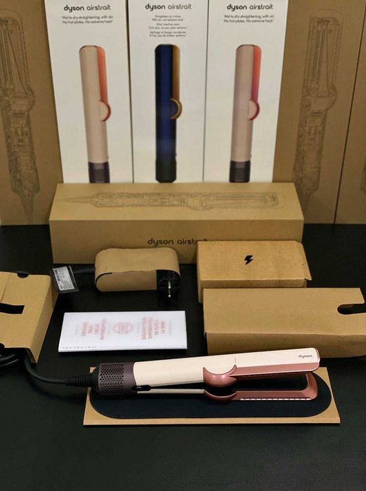 Фен-випрямляч Dyson Airstrait Ceramic pink