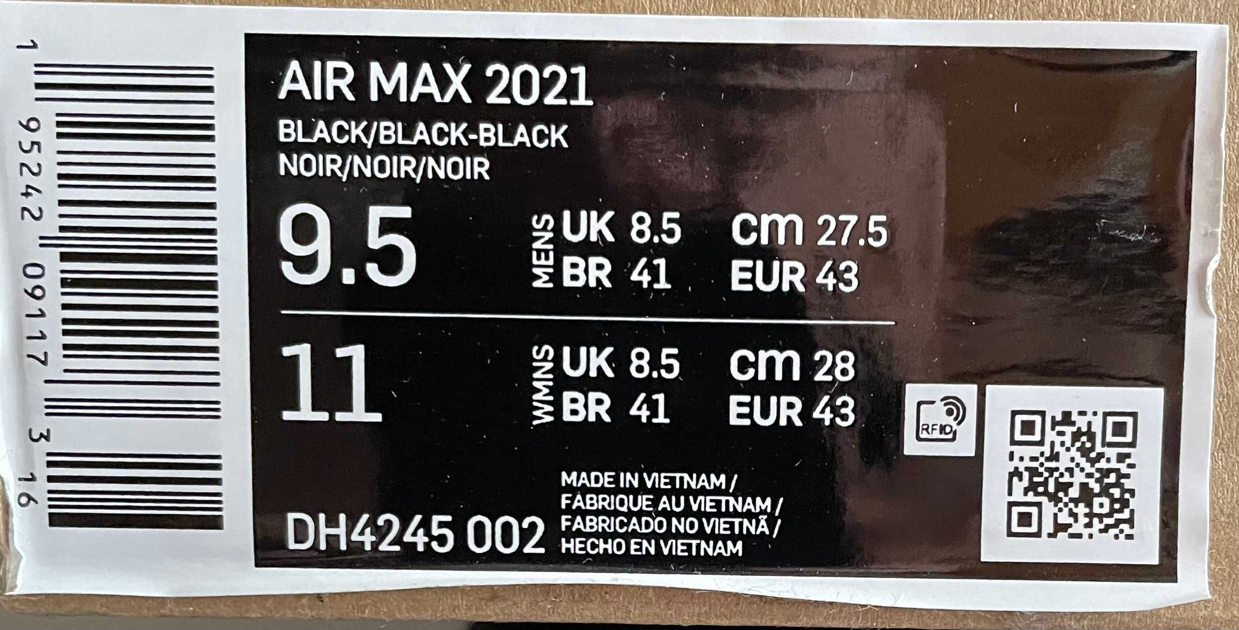 NIKE Air MAX 2021 9.5 USA 9 500 Olx