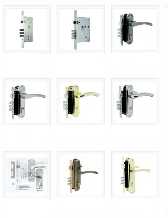 Дверная фурнитура Kedr, Замки , дверные ручки .