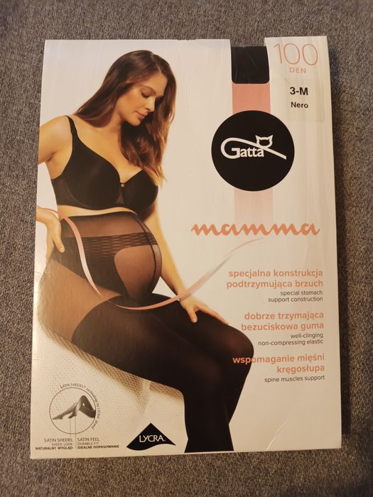 Rajstopy ciążowe Gatta M,  100 den