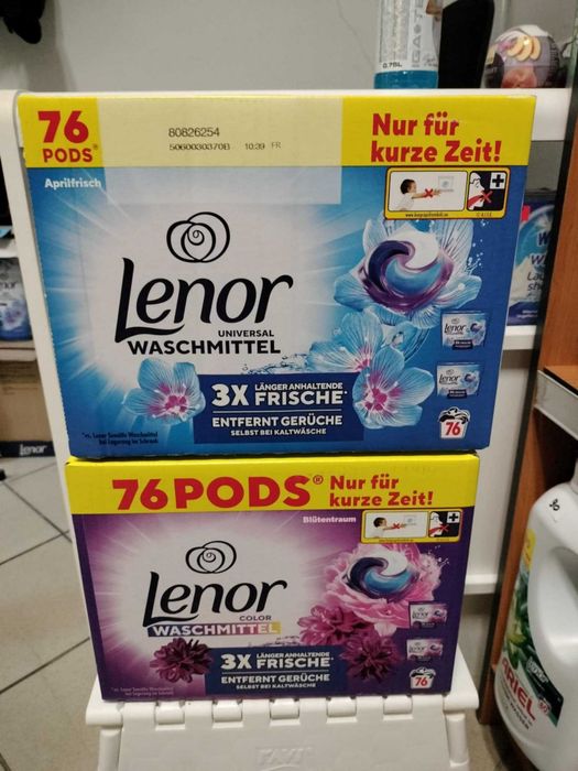 Niemieckie kapsułki do prania Lenor 76 prań