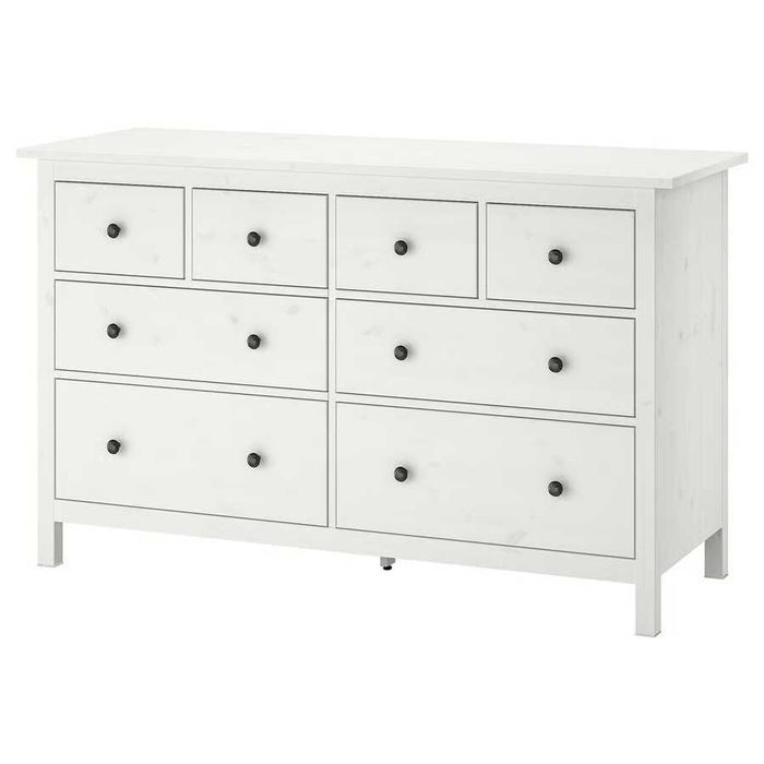 HEMNES Komoda, 8 szuflad, biała bejca, 160x96 IKEA Nowa w kartonach OKazja !