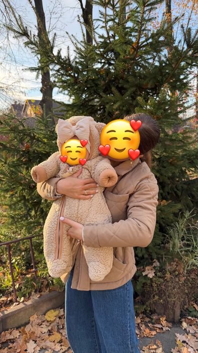 Комбінезон Тедді демісезон з утеплювачем  3-6місяці