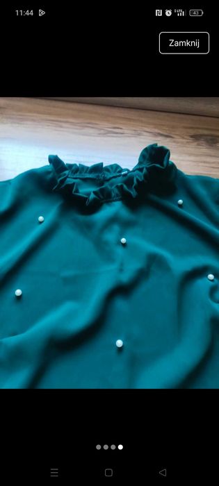 Piękna zielona sukienka