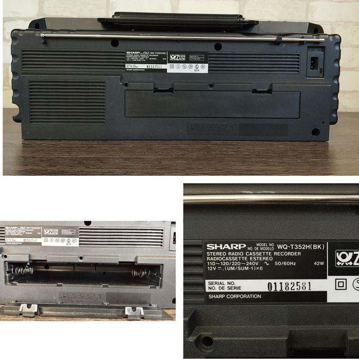 SHARP WQ-T352 Stereo Radio Cassette Recorder