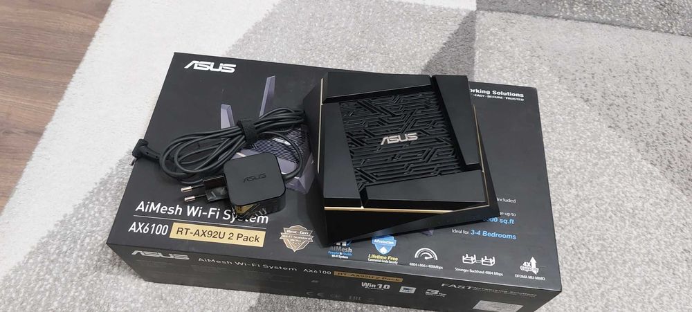 ASUS RT-AX92U (6100Mb/s a/b/g/n/ac/ax) zestaw 2szt.