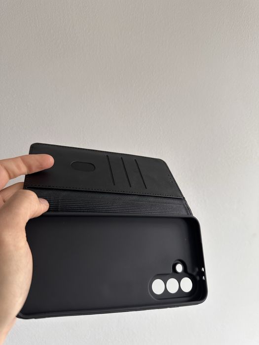 Etui z klapką zamykane czarne do SAMSUNG GALAXY A56 4G / 5G