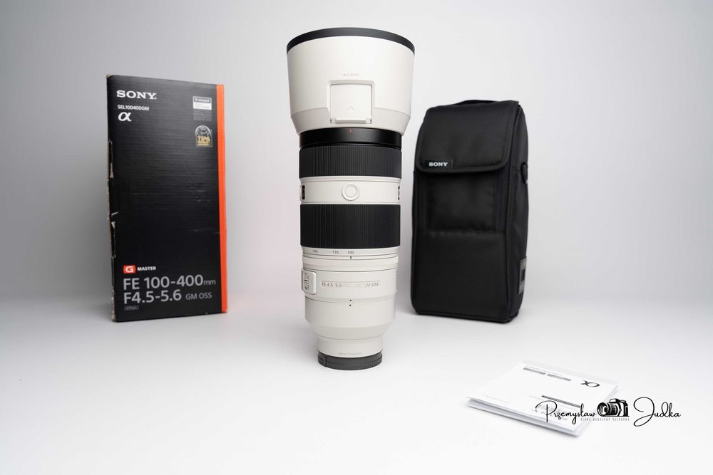 Sony FE 100-400mm F4.5-5.6 GM OSS (SEL100400GM) Sony 100-400 GM  stan idealny | komplet | faktura