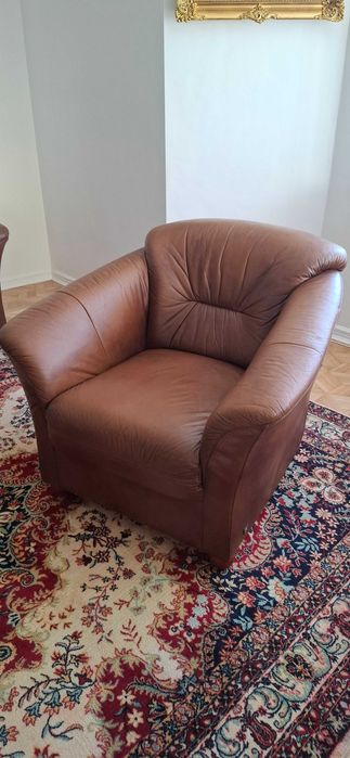 komplet mebli skórzanych Kler