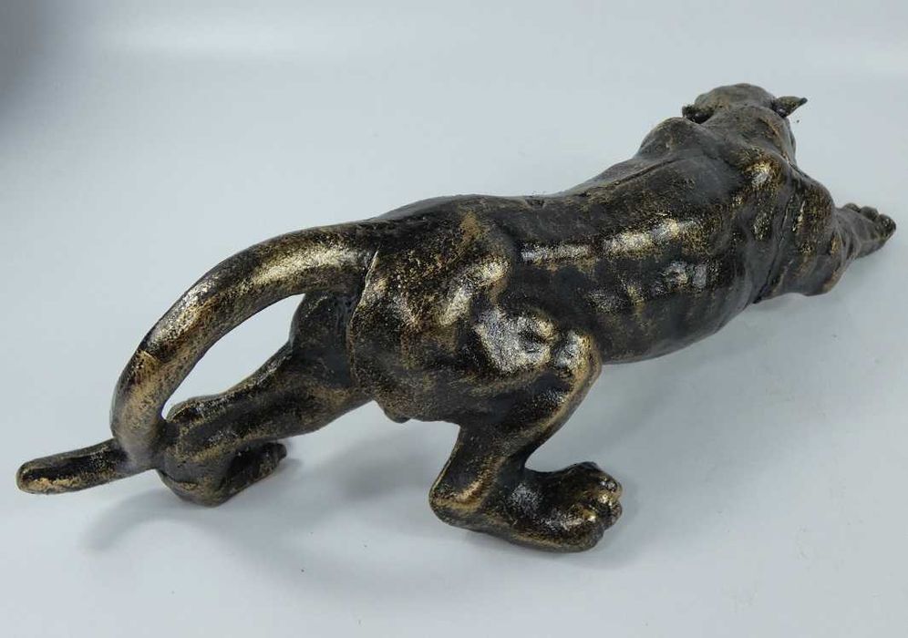 Figura rzeźba PANTERA kot puma żeliwo 41 cm 4 kg