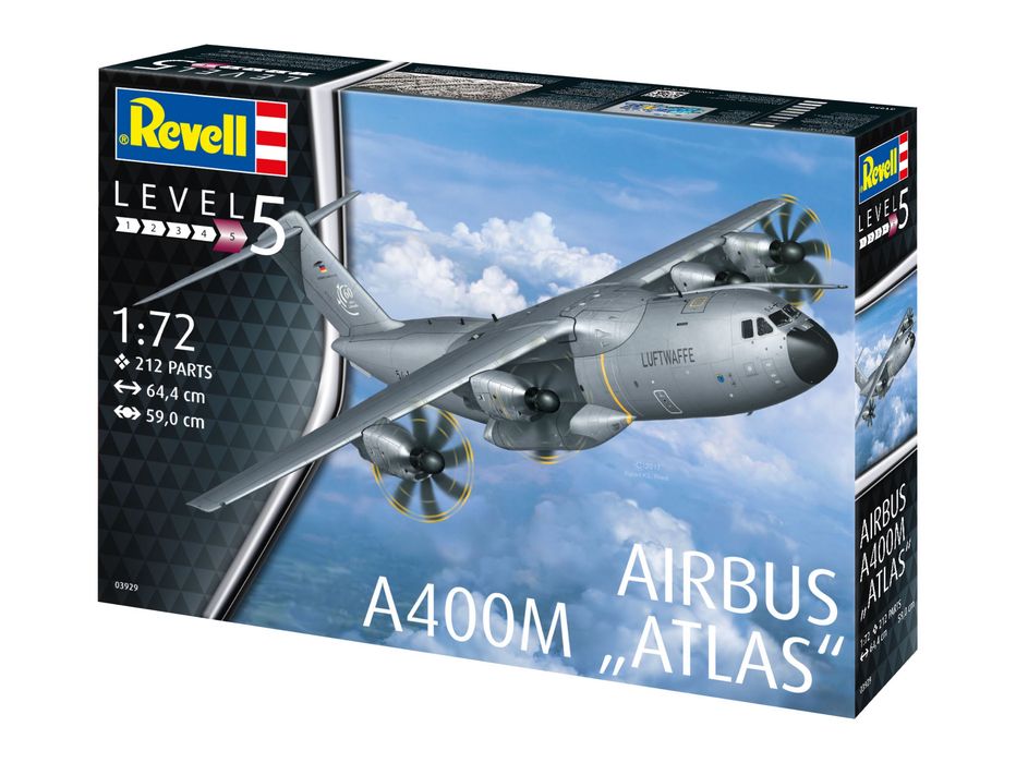 SAMOLOT model 1/72 Revell 03929 AIRBUS A400M "LUFTWAFFE"