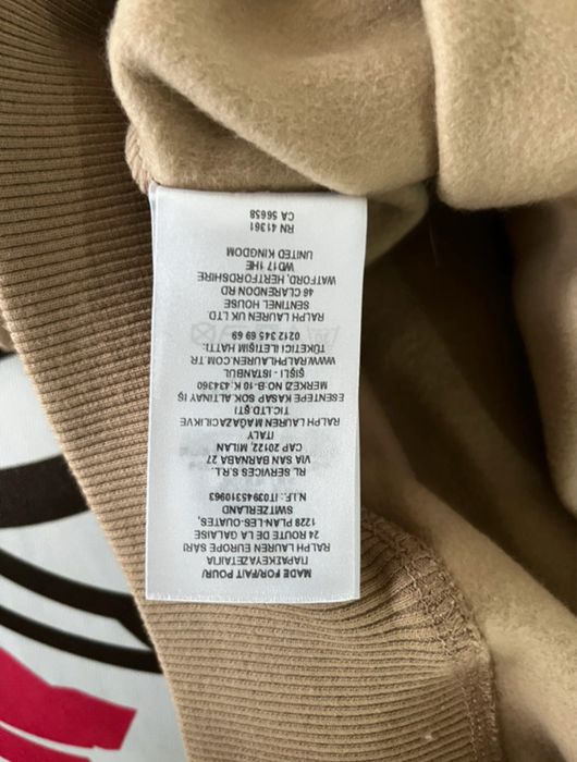 Hoodie Ralph Lauren Camel com capuz