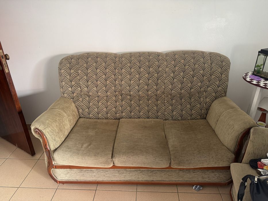 Conjunto de sofa + 2 poltronas