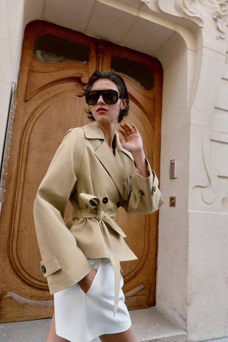 Тренч Zara зара тренч нова колекція розмір S в наявності