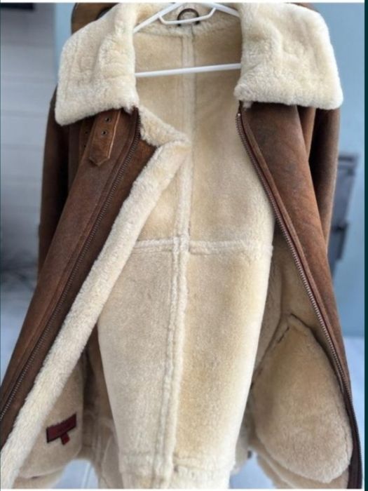 Чоловіча дубленка  пілот