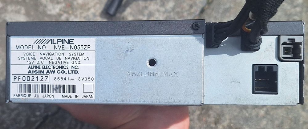 Alpine NVE-N055ZP + Alpine TME-M006SP Radio z nawi. + LCD