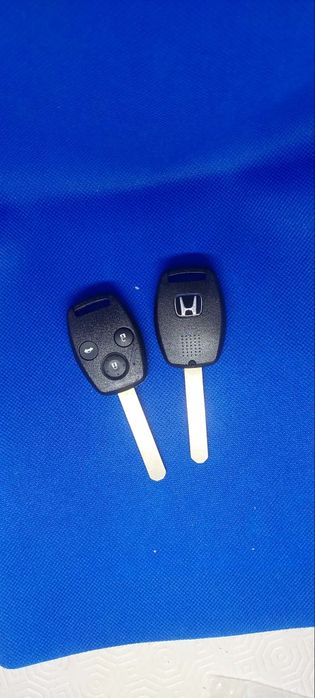 Chave Completa com chip placa electrónica lâmina pilha para Honda