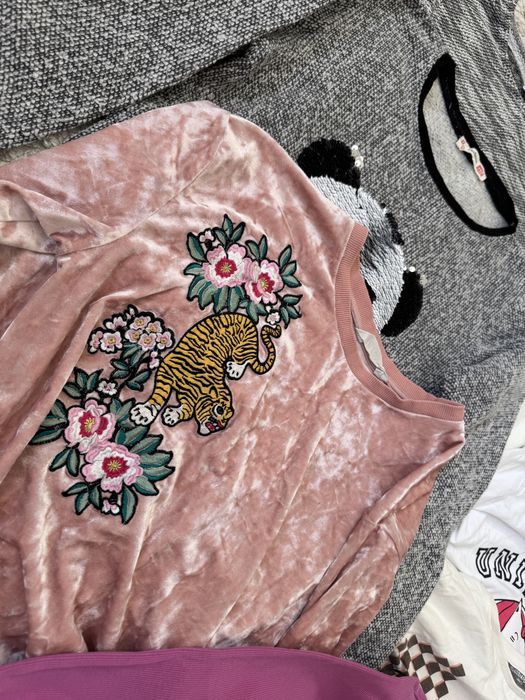 Zestaw bluzek i koszul z długim rękawem dla dziewczynki r.146-152