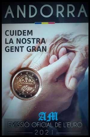 ANDORRA - 2€ Cuidemos dos Nossos Idosos 2021