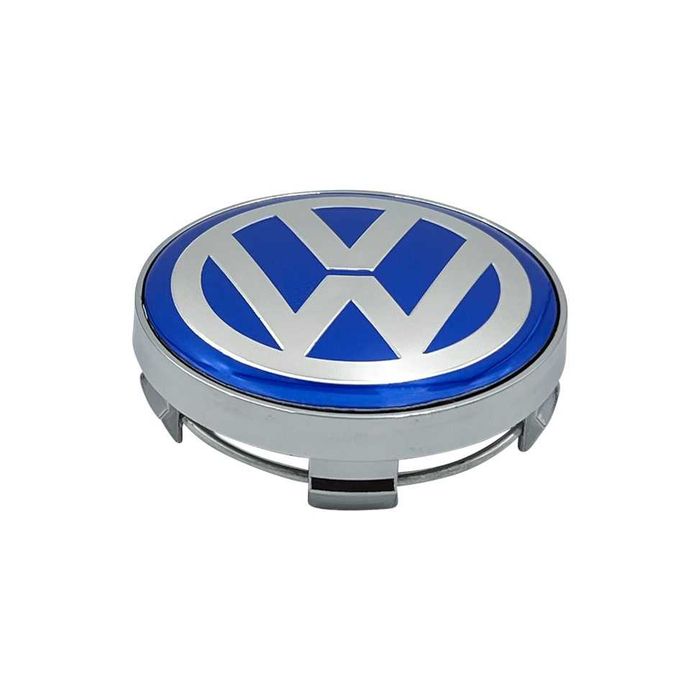 Dekielki kapsle do VW 60 mm średnicy niebieskie