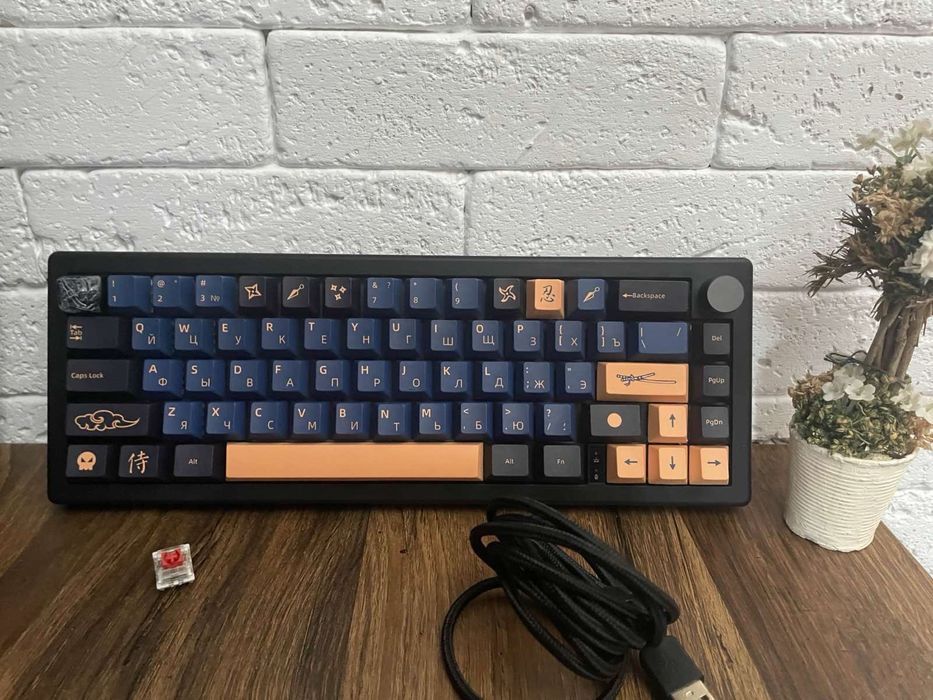 Кастомна бездротова механічна клавіатура GMK67,Cherry МX『RGB』『HOTSWAP』