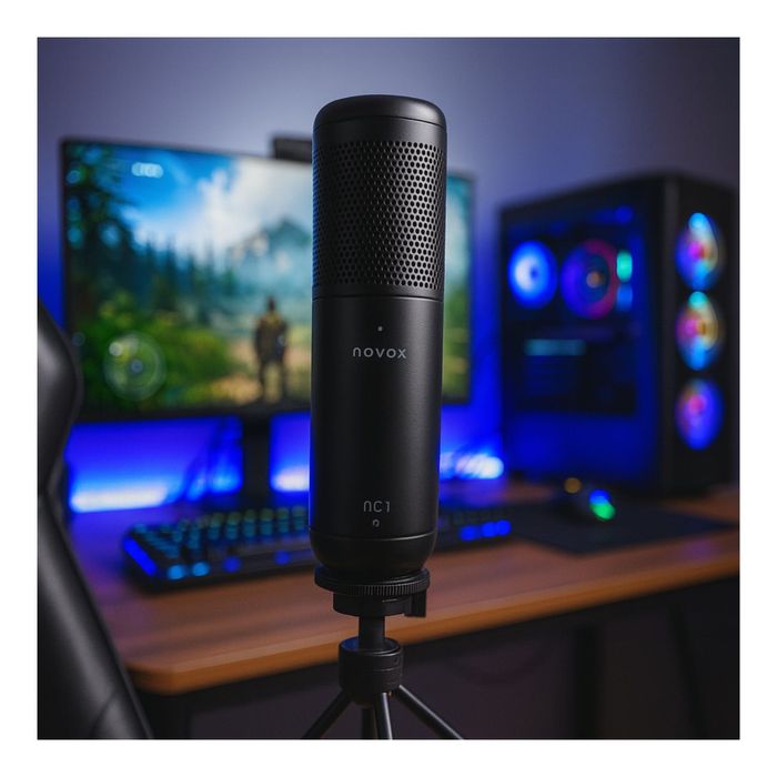 Mikrofon Do Komputera Gamingowy Pojemnościowy Usb Studyjny Prezent fv