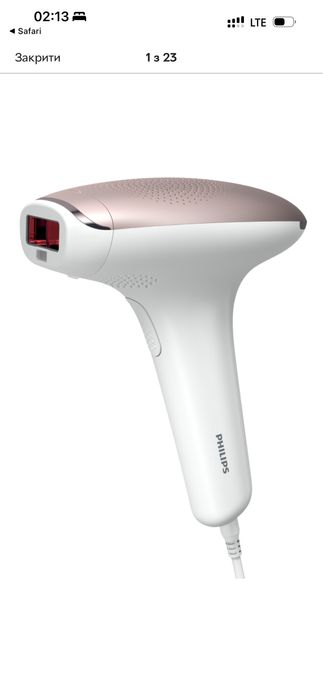 Фотоепілятор філіпс