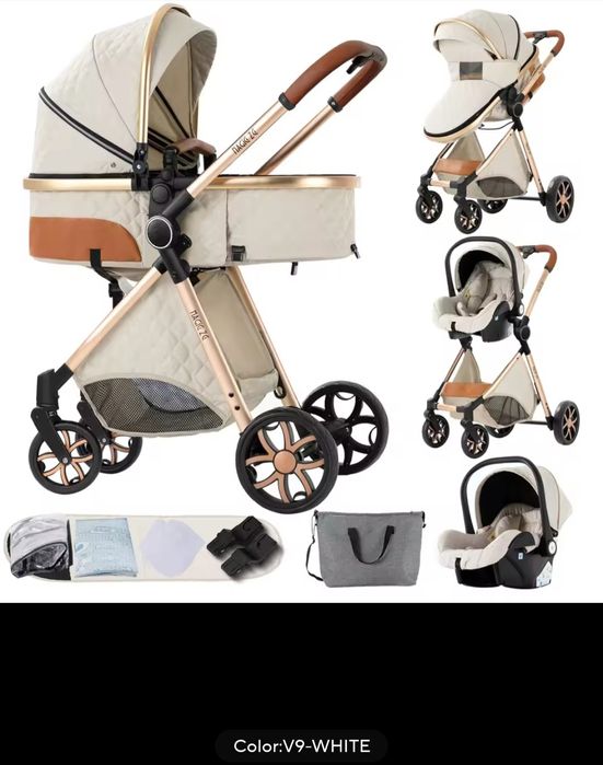 Wózek dziecięcy 3w1 Wysoka jakość. STYLOWE. Okazja Wyprzedaż