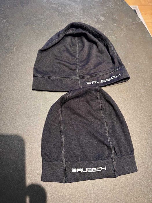 Czapki treningowe Brubeck unisex rozm.XS - 2 sztuki