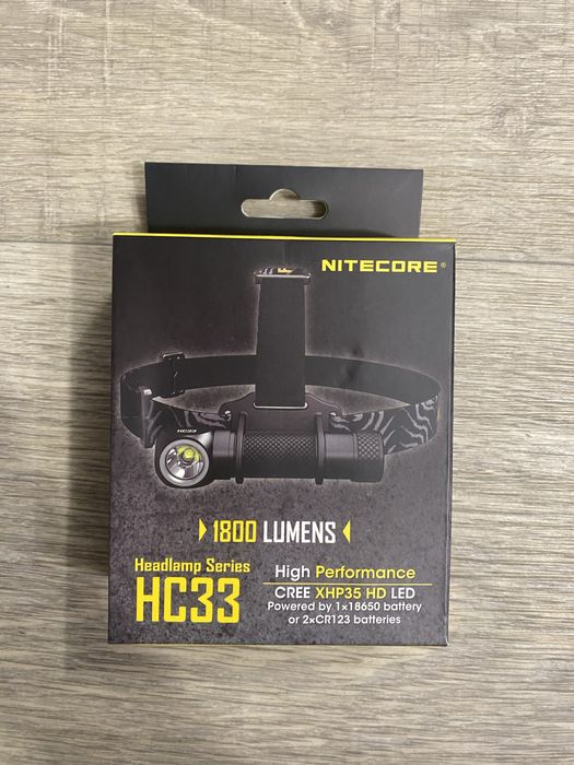 Ліхтар налобний Nitecore HC33