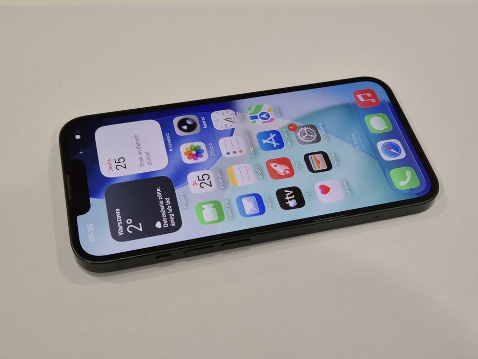 ZADBANY Telefon Apple Iphone 13 128GB Zielony  BAT 100% DZIERŻONIÓW