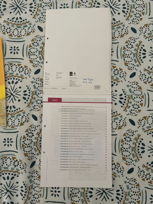 Caderno de Atividades de Geografia de 7º Ano