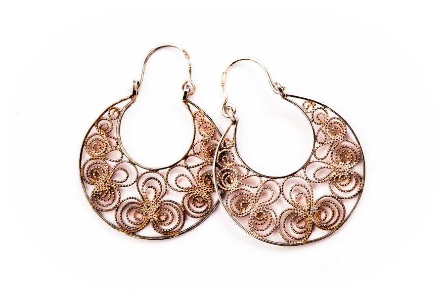 Srebrne Kolczyki - 4,51g - proj. Andrzej Folfas - 1985 rok IMAGO ARTIS