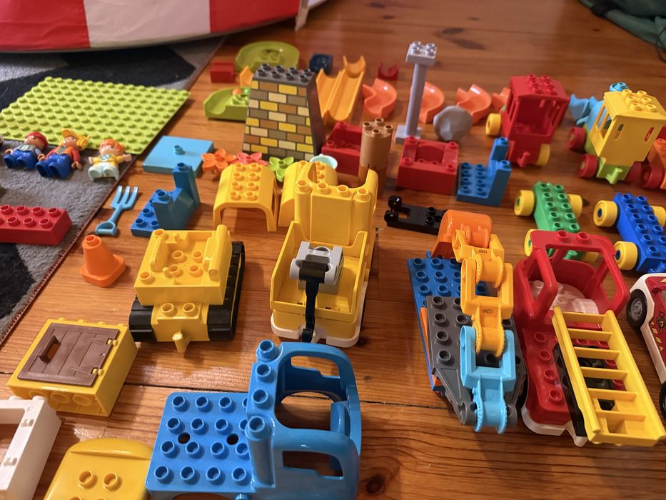 Klocki lego duplo około 250 elementów
