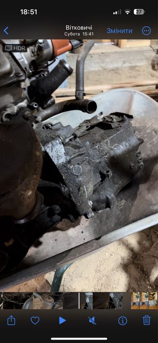 Продам мотор у зборі з коробкою.