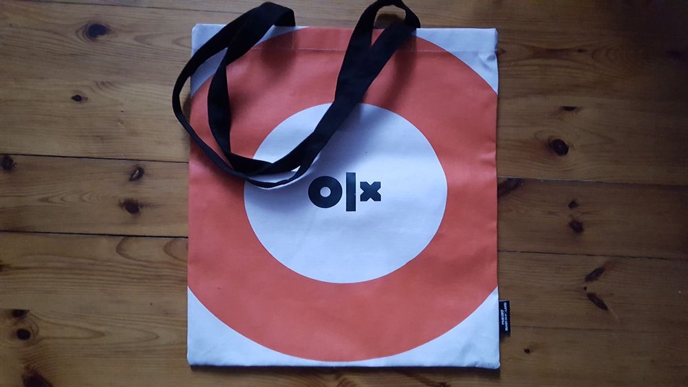 Laminowana torba Olx reklamowa na ramię 36x40 cm trzy kolory