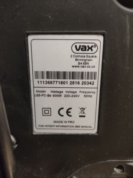 Odkurzacz pionowy VAX z turboszczotką