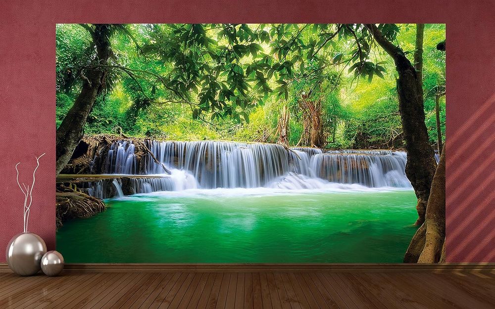 Great Art Fototapeta natura wodospad 210 x 140 cm