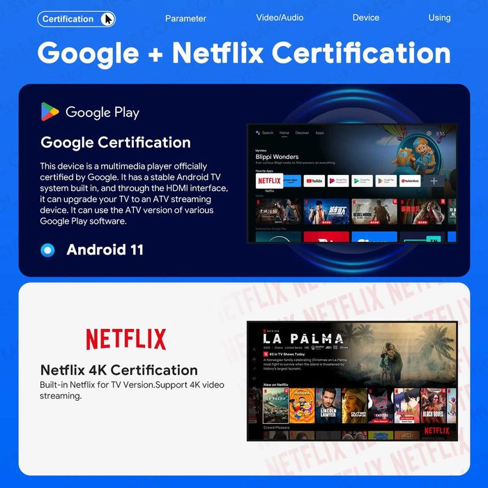 Смарт приставка Mecool KT2 DVB-T2 Amlogic S905Y4-B 2/32 ГБ Netflix