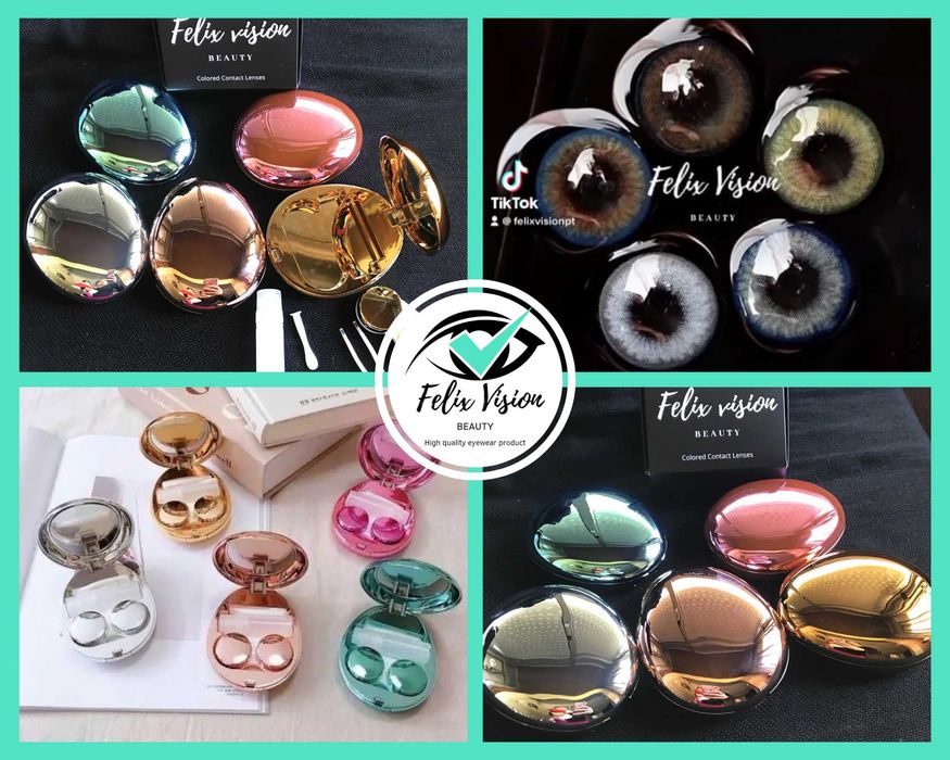 Caixas para guardar lentes de contacto Felix Vision