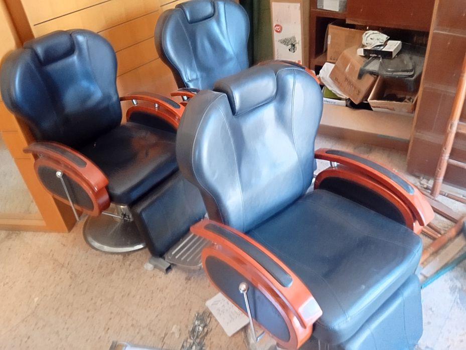 Cadeira de salão e barbearia